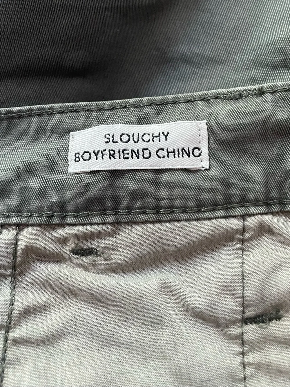 J. Crew Olive Green Slouchy Boyfriend Chino Pants 27 NWT